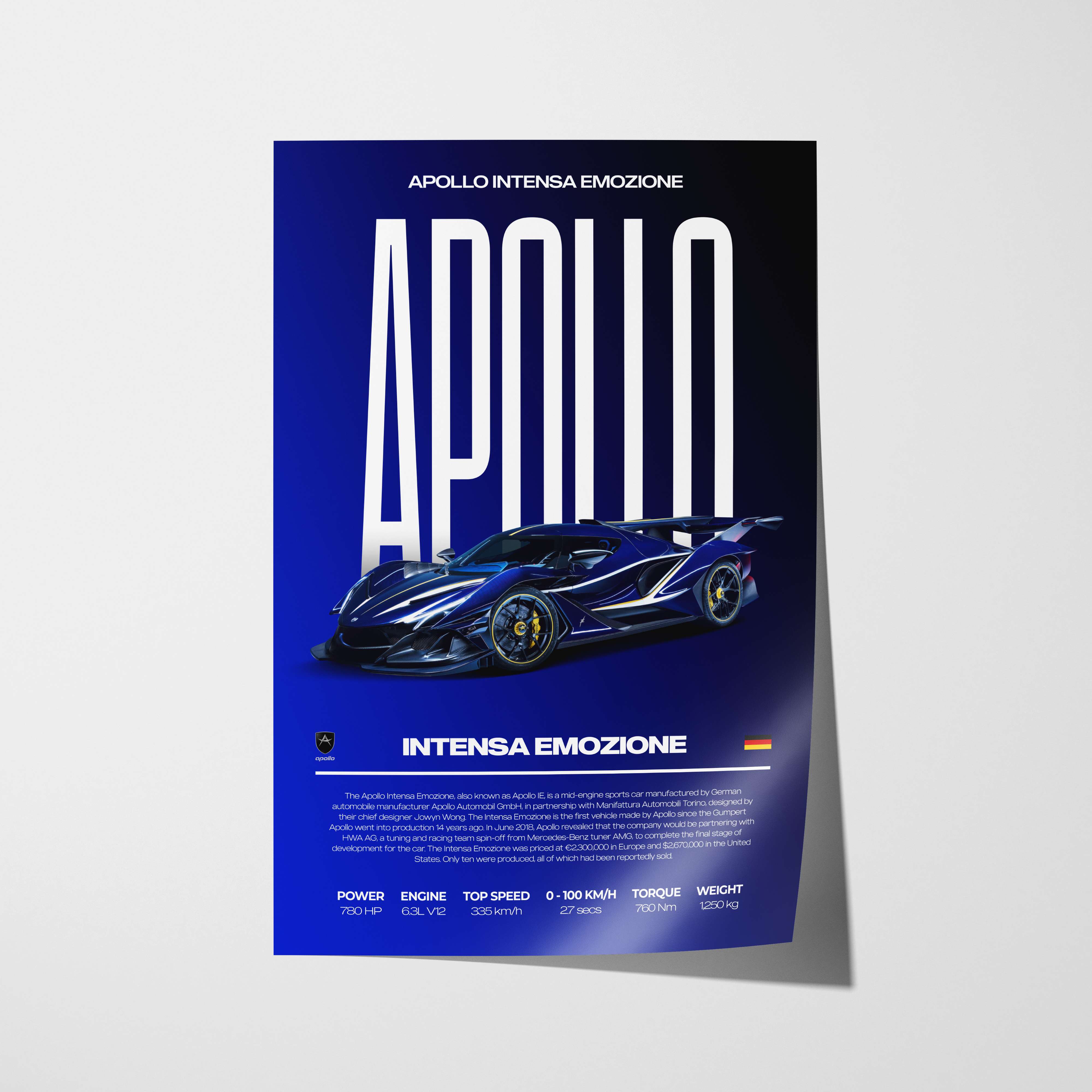 Apollo Intensa Emozione Poster