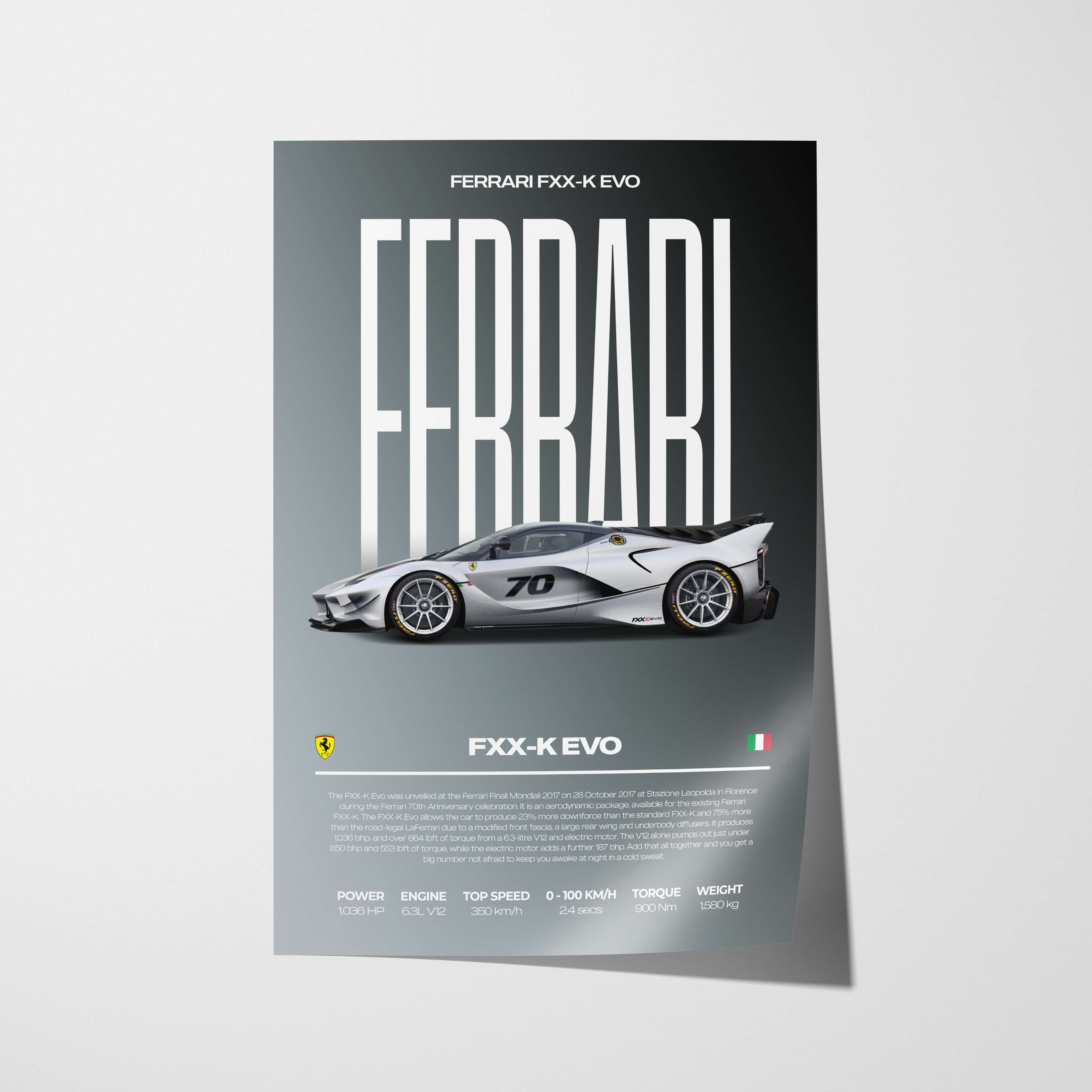 Ferrari FXX-K EVO Poster