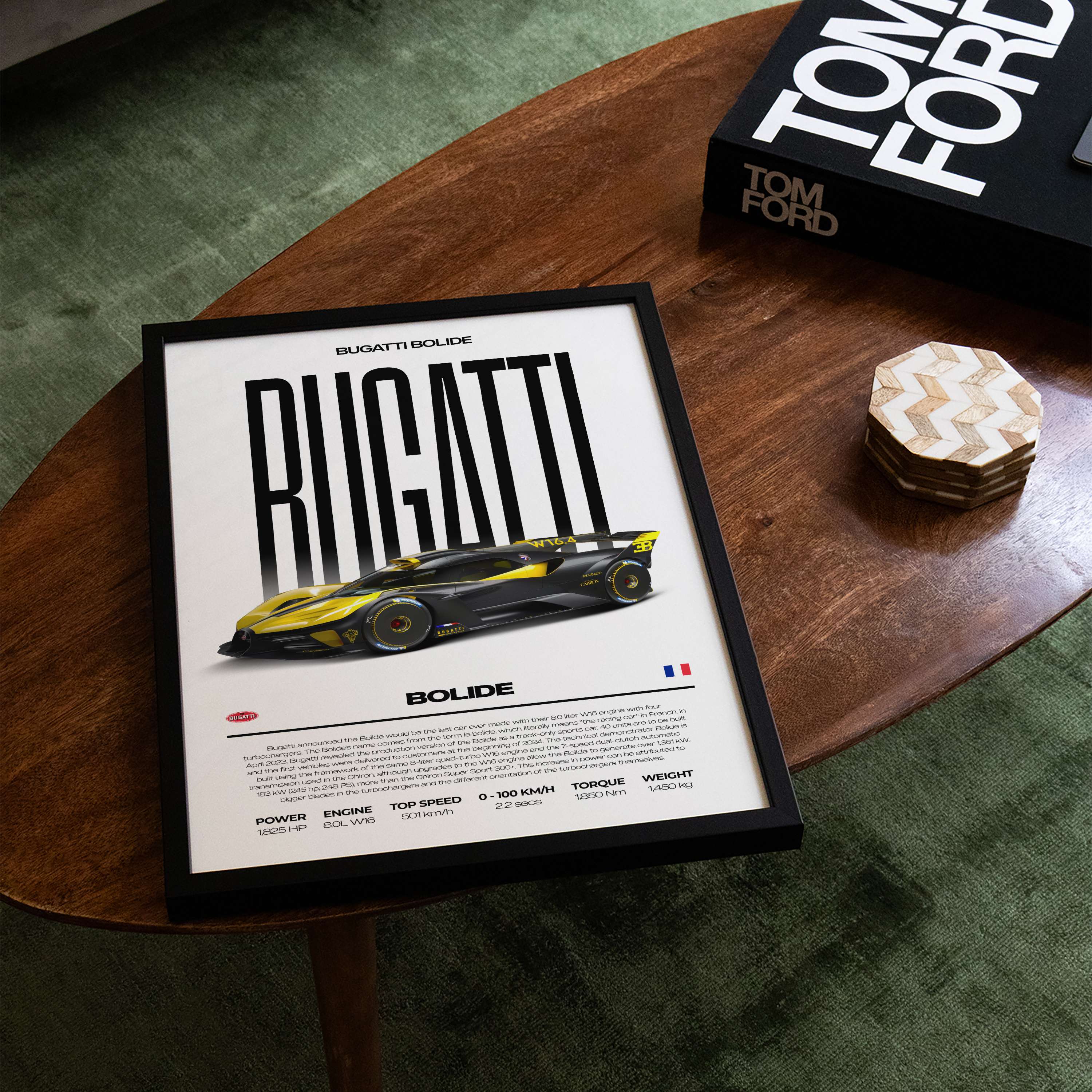 Bugatti Bolide Poster