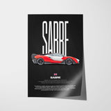 Sabre Car Poster