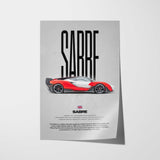Sabre Car Poster