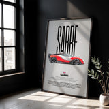 Sabre Car Poster