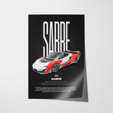 Sabre Car Poster