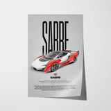 Sabre Car Poster