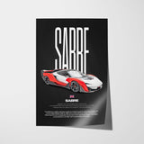 Sabre Car Poster