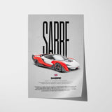 Sabre Car Poster