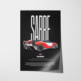 Sabre Car Poster