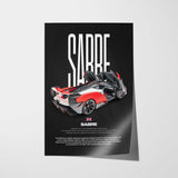 Sabre Car Poster
