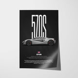 570S Car Poster