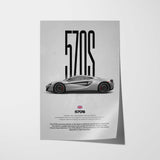 570S Car Poster