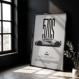 570S Car Poster