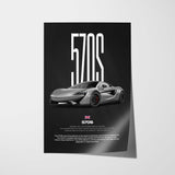 570S Car Poster