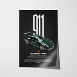 911 GT3 RS (992) Car Poster