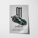 911 GT3 RS (992) Car Poster