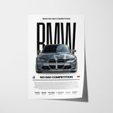 BMW M3 G80 Competition Poster