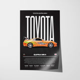 Toyota Supra MK4 Poster