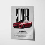 Stinger GT Car Poster