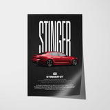 Stinger GT Car Poster