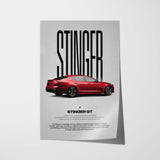 Stinger GT Car Poster