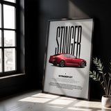 Stinger GT Car Poster