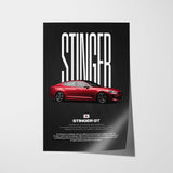 Stinger GT Car Poster