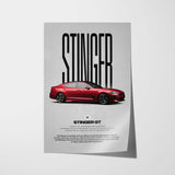Stinger GT Car Poster