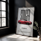 Stinger GT Car Poster