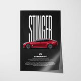 Stinger GT Car Poster
