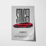 Stinger GT Car Poster