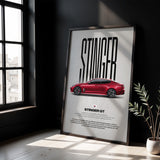Stinger GT Car Poster