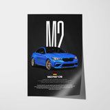 M2 CS F87 Car Poster