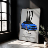 M2 CS F87 Car Poster