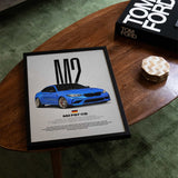 M2 CS F87 Car Poster