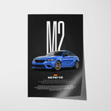 M2 CS F87 Car Poster