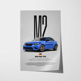 M2 CS F87 Car Poster