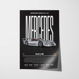 Mercedes-Benz CLK LM Poster