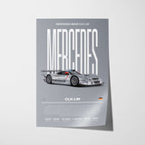 Mercedes-Benz CLK LM Poster