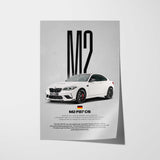 M2 CS F87 Car Poster