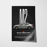 M2 Competition (F87) Car Poster
