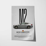 M2 Competition (F87) Car Poster