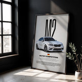 M2 Competition (F87) Car Poster