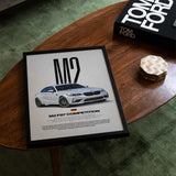 M2 Competition (F87) Car Poster