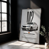 M2 Competition (F87) Car Poster