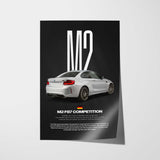 M2 Competition (F87) Car Poster