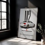 M2 Competition (F87) Car Poster