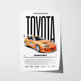 Toyota Supra MK4 Poster