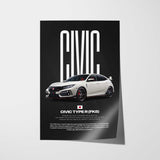 Civic Type R (FK8) Car Poster