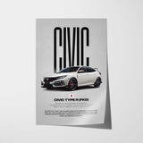 Civic Type R (FK8) Car Poster