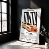 Toyota Supra MK4 Poster