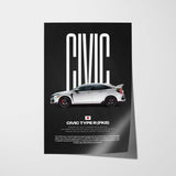 Civic Type R (FK8) Car Poster